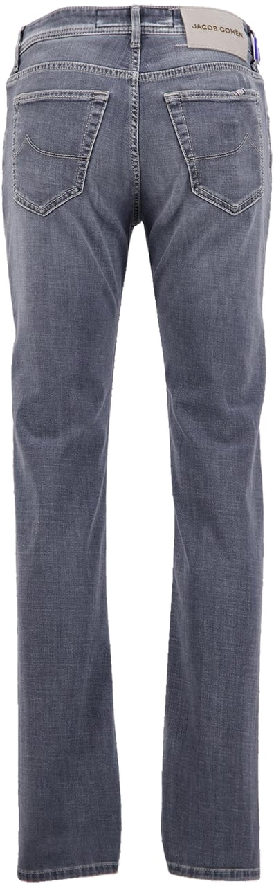 Jacob Cohen Heren Pant 5 Pkt Super Slim Fit Nick Grijs