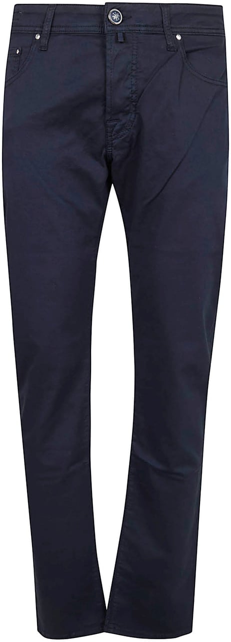 Jacob Cohen JACOB COHEN PANT 5 PKT SUPER SLIM FIT NICK SLIM DIAGONALE STR. Lichtblauw