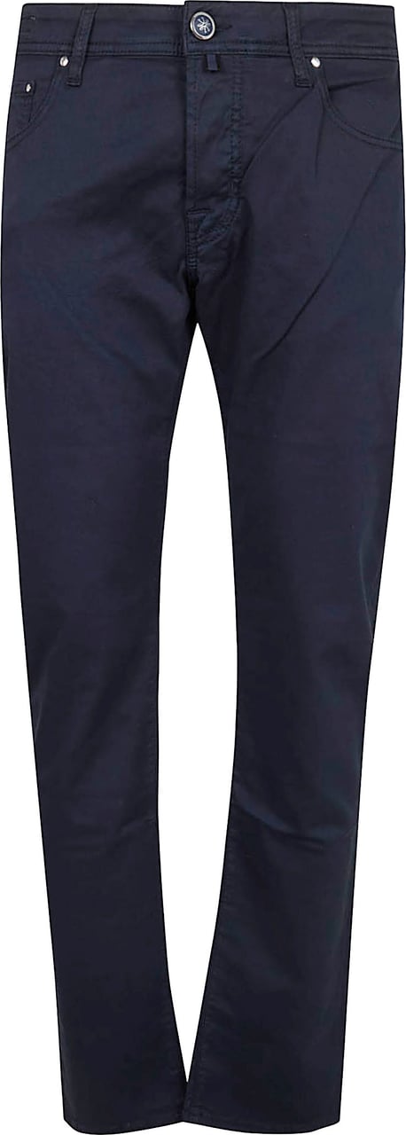 JACOB COHEN PANT 5 PKT SUPER SLIM FIT NICK SLIM DIAGONALE STR. Lichtblauw