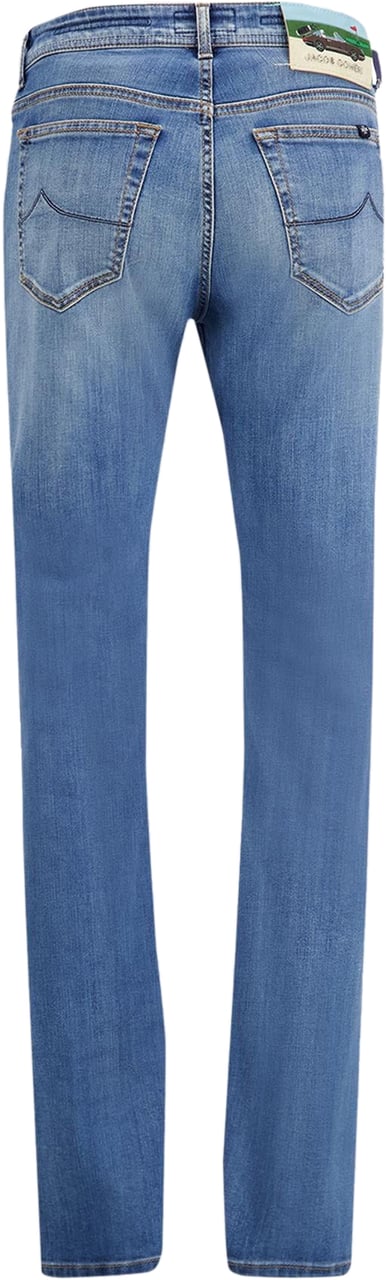 Jacob Cohen Heren Pant 5 Pkt Super Slim Fit Nick Blauw