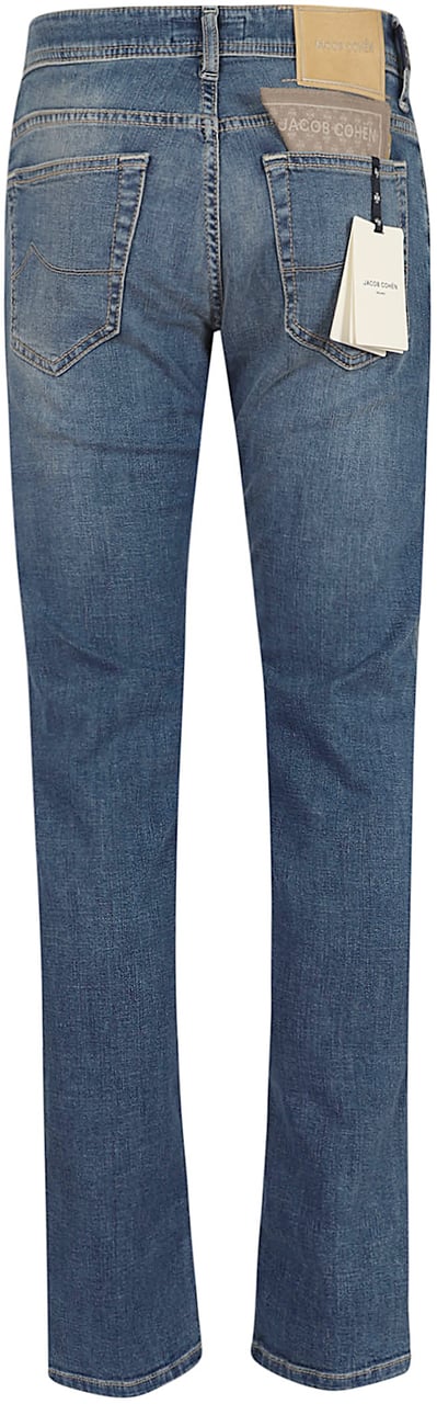 Jacob Cohen JACOB COHEN PANT 5 PKT SUPER SLIM FIT NICK SLIM DENIM STRETCH Lichtblauw
