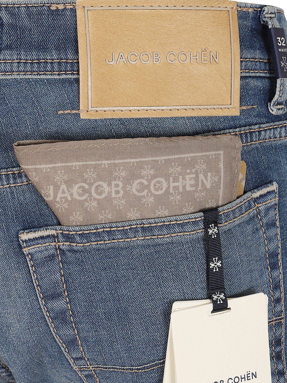 Jacob Cohen JACOB COHEN PANT 5 PKT SUPER SLIM FIT NICK SLIM DENIM STRETCH Lichtblauw