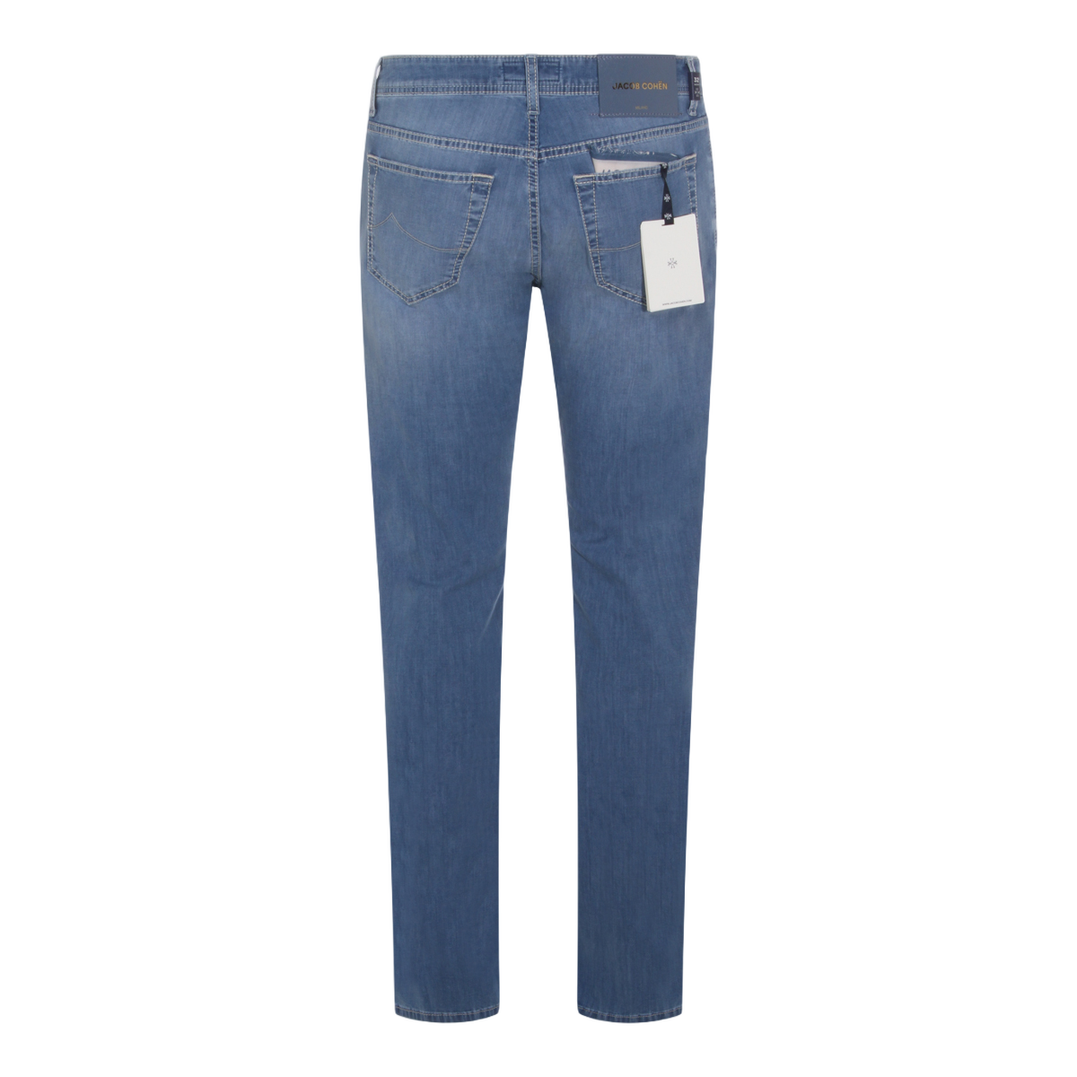 Jacob Cohen Straight-Cut Classic Blue Jeans Blauw
