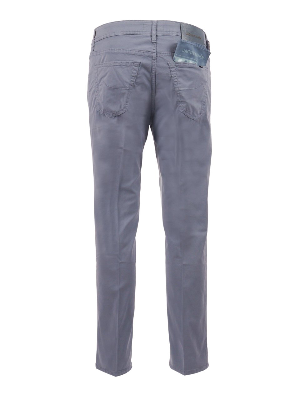 Jacob Cohen Blue Scott Cropped Slim Straight-Leg Pants Grijs