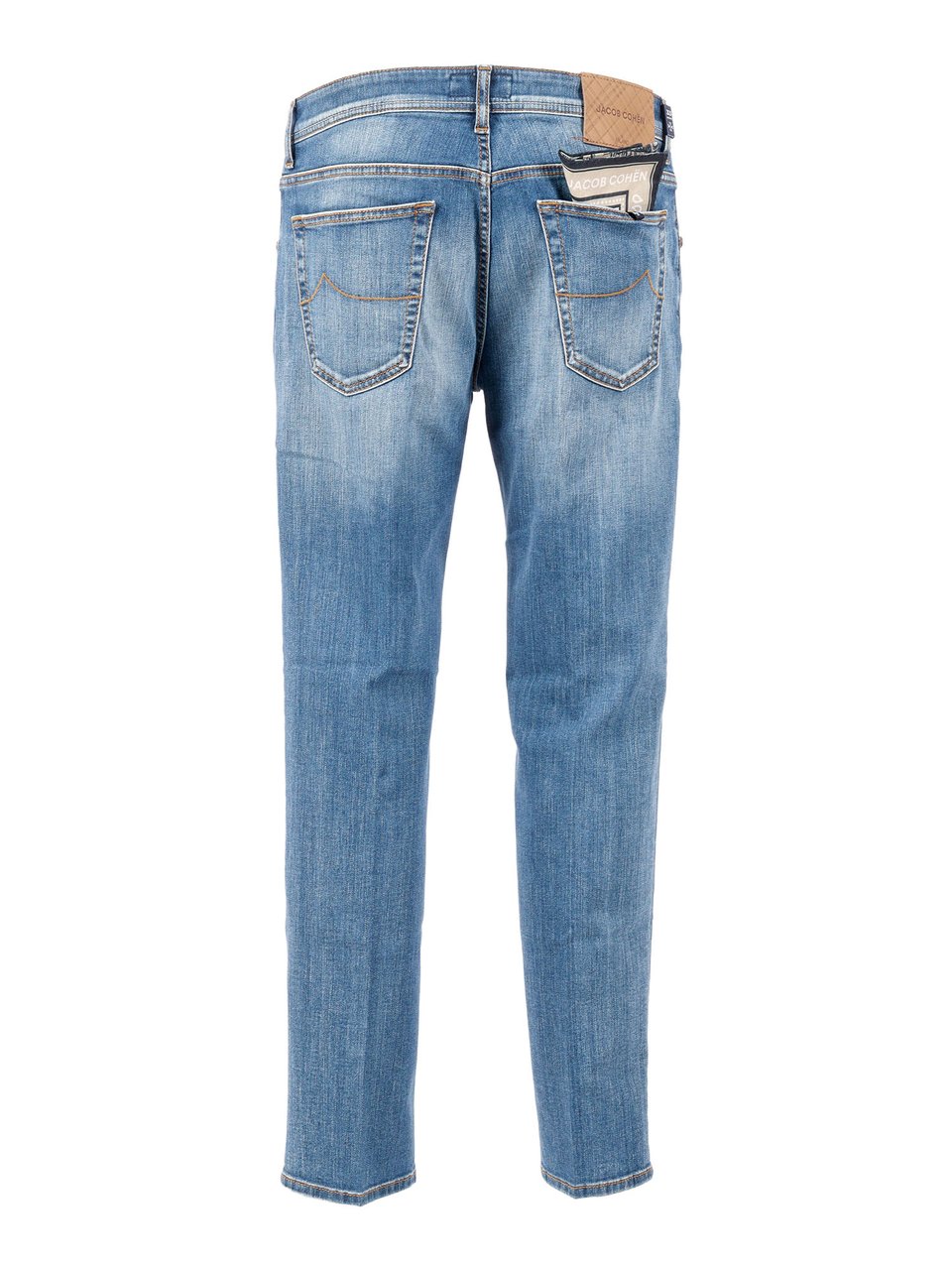 Jacob Cohen Light Blue Scott Cropped Jeans Blauw