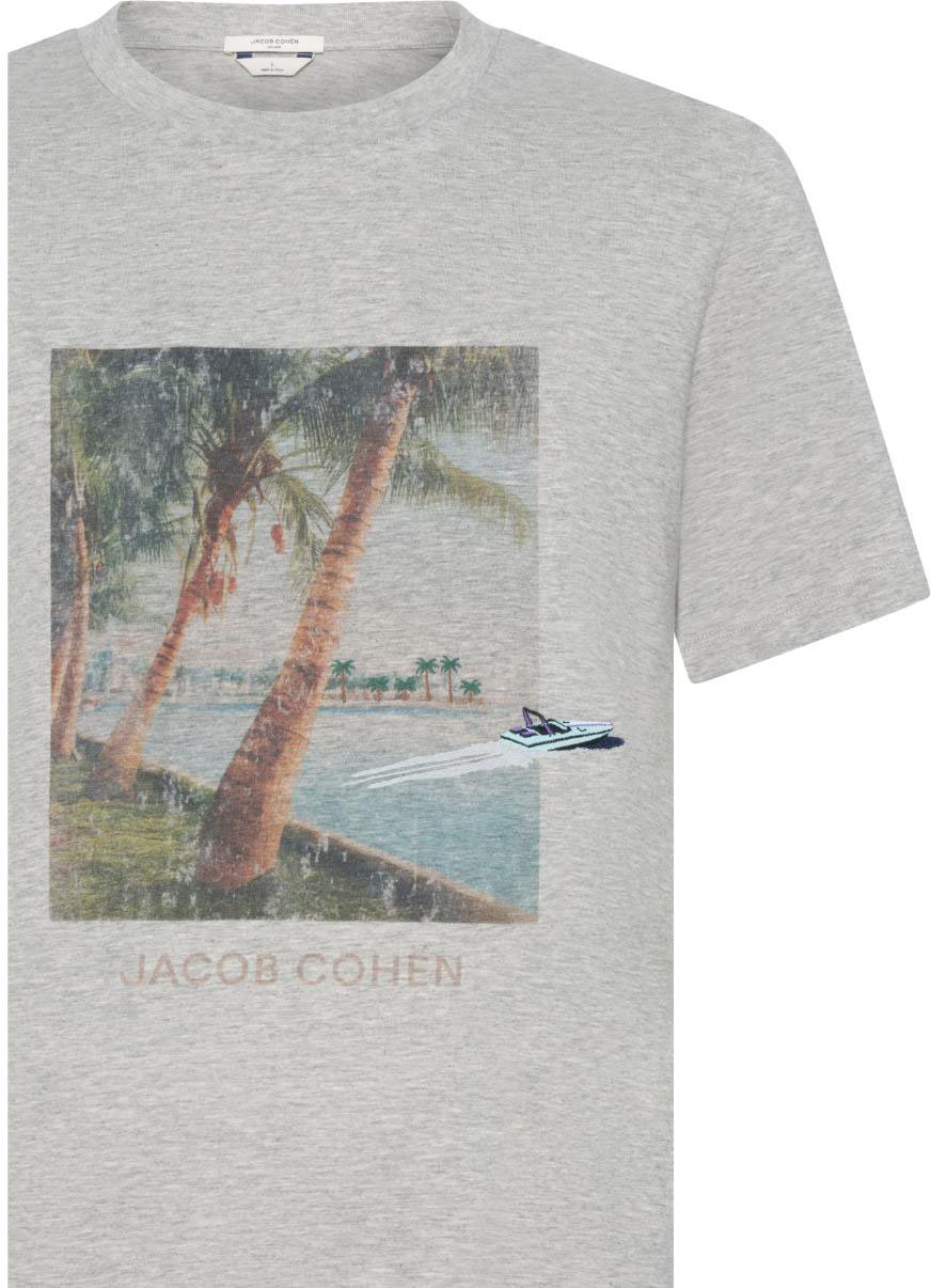 Jacob Cohen T-Shirts And Polos Grey Lichtgrijs