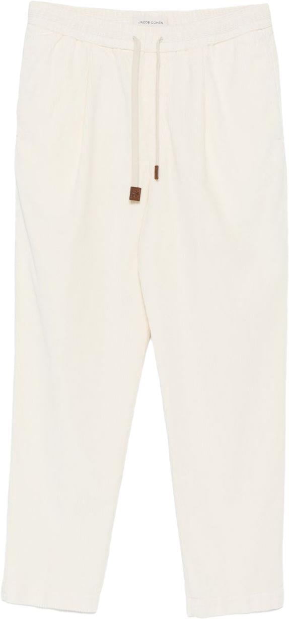 Jacob Cohen Trousers White Wit