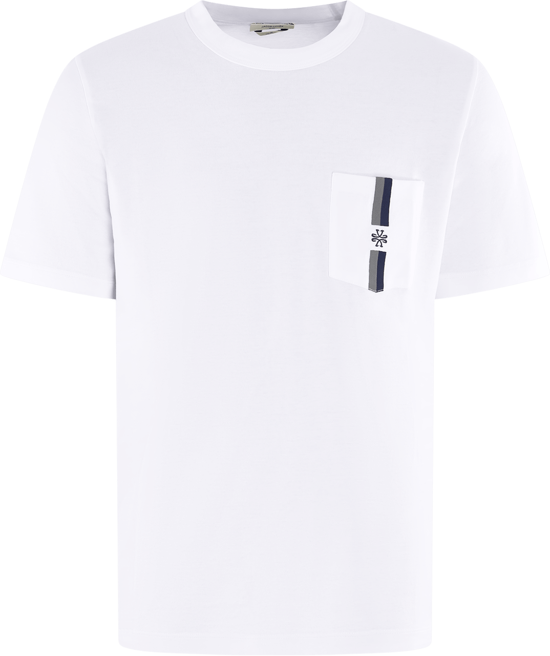 Jacob Cohen Heren T-Shirt Girocollo Costina Wit