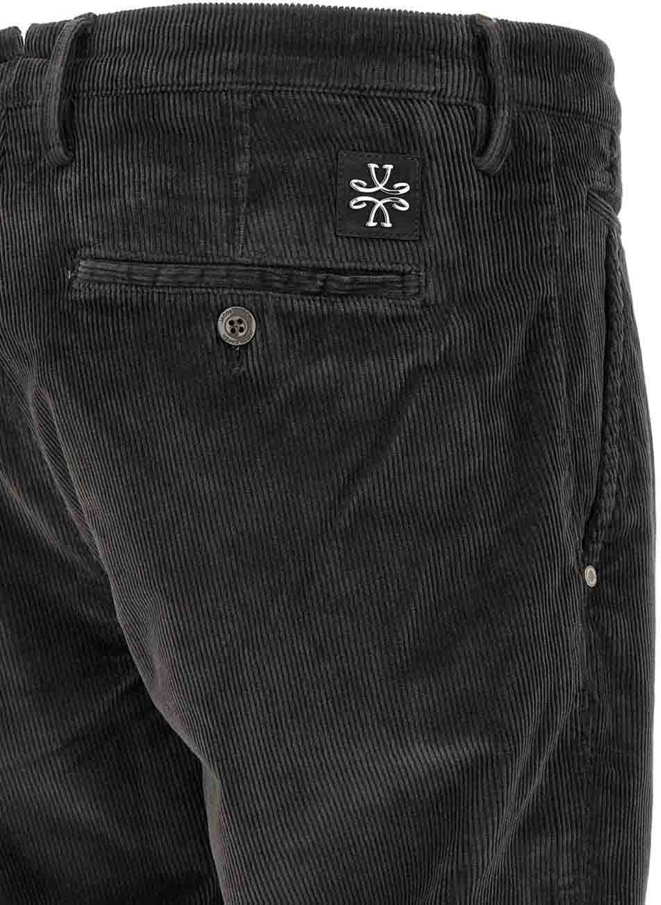 Jacob Cohen Trousers Gunmetal Grey Grijs