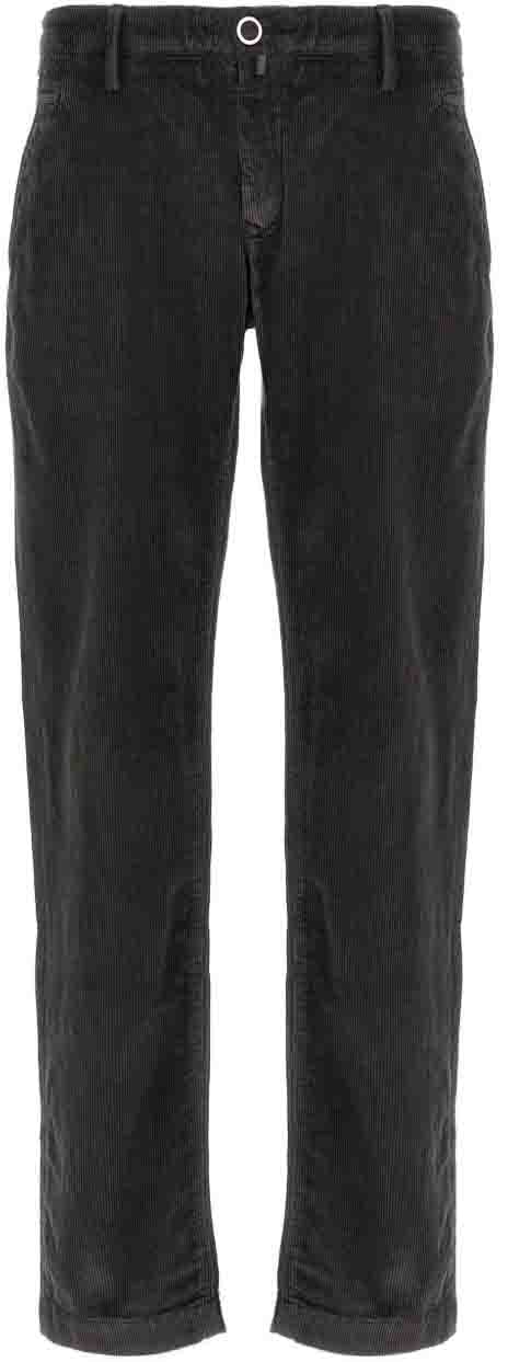 Jacob Cohen Trousers Gunmetal Grey Grijs