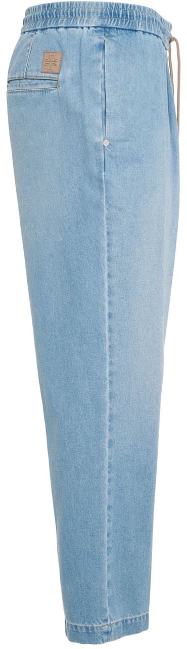 Jacob Cohen Cotton pants 'Daniel' Blauw
