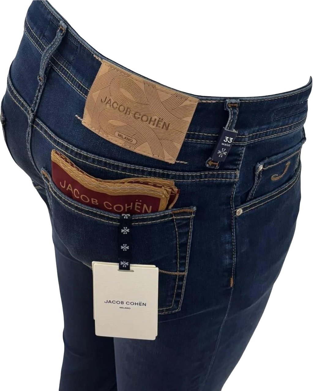 Jacob Cohen Heren Pant 5 Pkt Super Slim Fit Nick Blauw