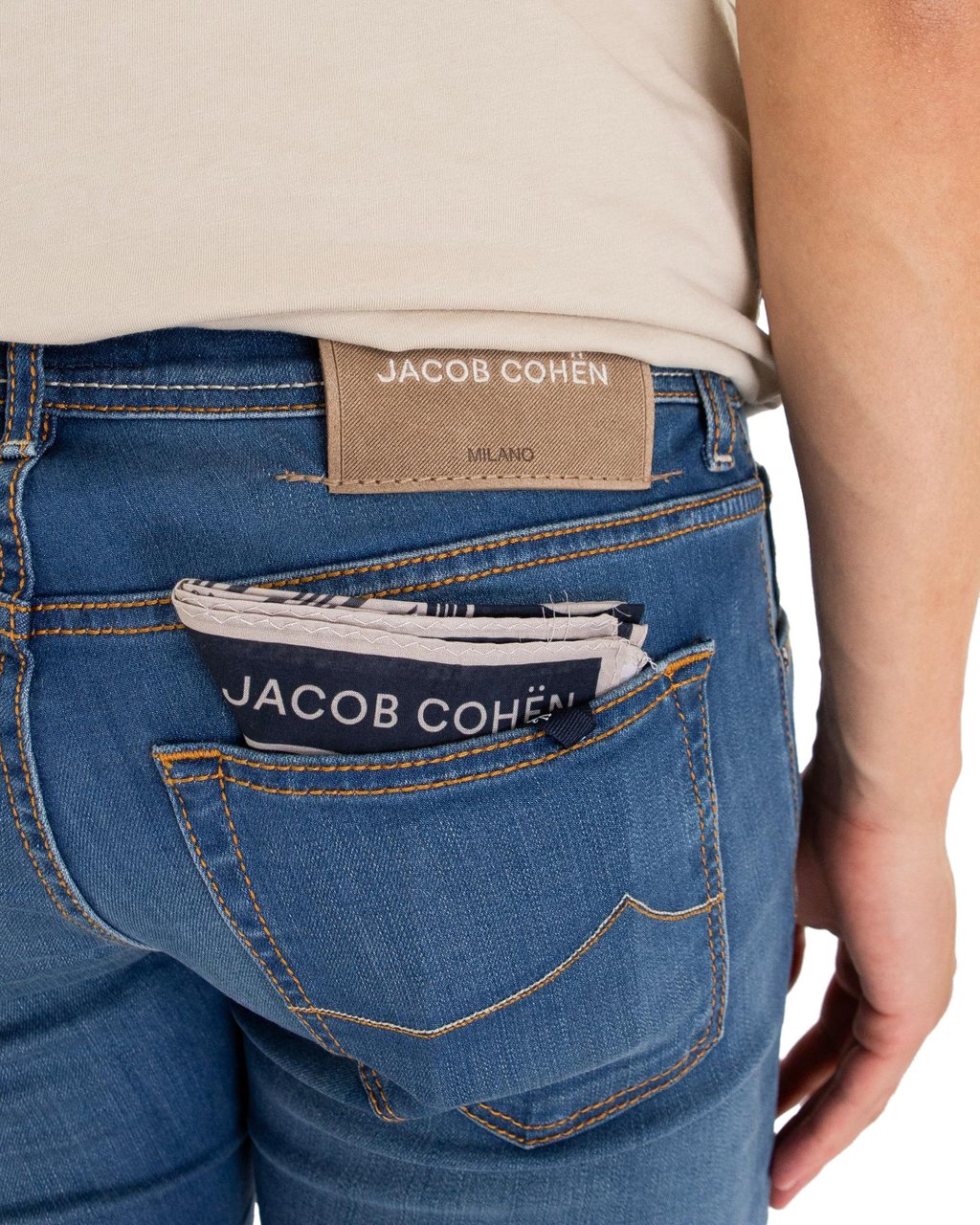 Jacob Cohen Heren Nick Slim Jeans Blauw Blauw