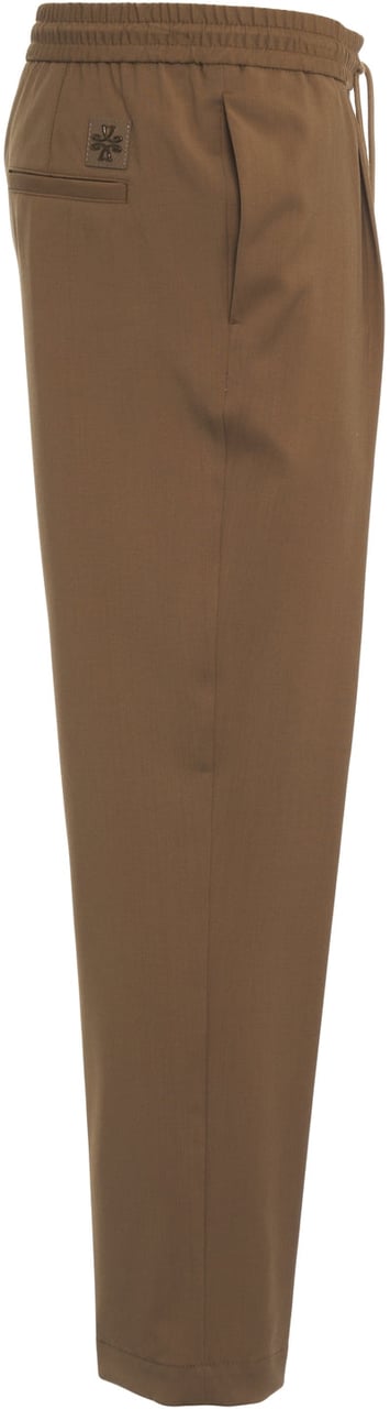 Jacob Cohen Trousers with drawstring 'Daniel' Bruin