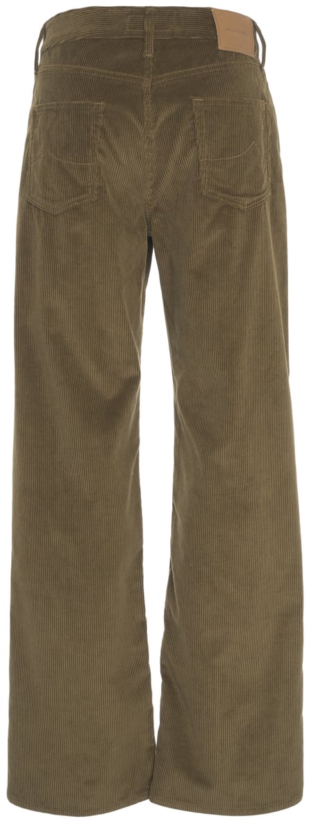 Jacob Cohen Pantaloni in velluto a coste 'Hailey' Groen