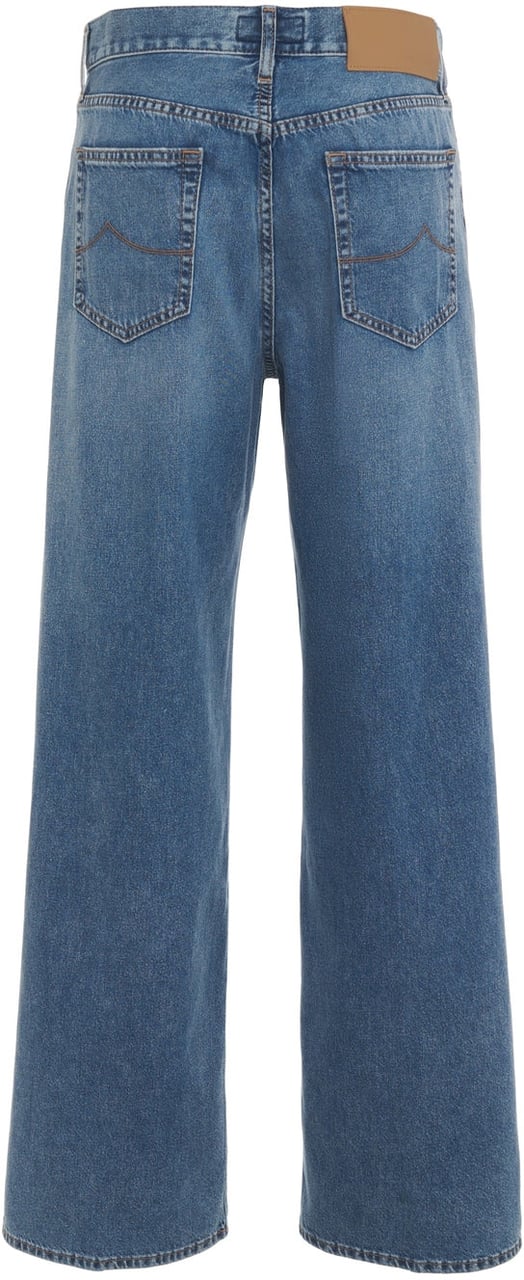 Jacob Cohen Wide leg jeans 'Grace' Blauw