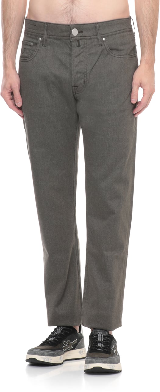 Jacob Cohen Trousers Green Groen