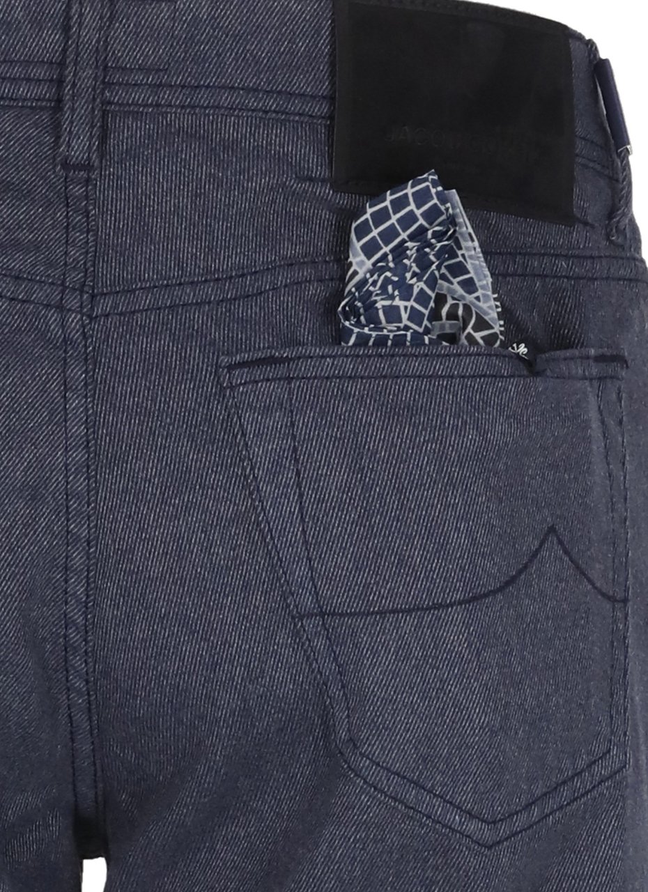 Jacob Cohen Trousers Blue Blauw