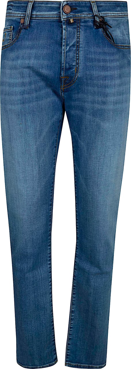 JACOB COHEN PANT 5 PKT SLIM FIT BARD DENIM BLUE STR. Lichtblauw