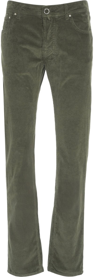 Jacob Cohen Corduroy pants 'Bard' Groen
