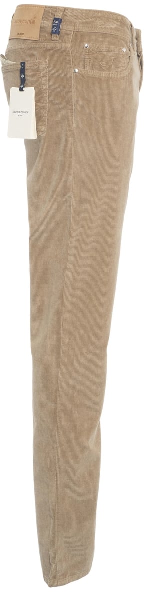 Jacob Cohen Pantaloni in velluto a coste 'Bard' Beige