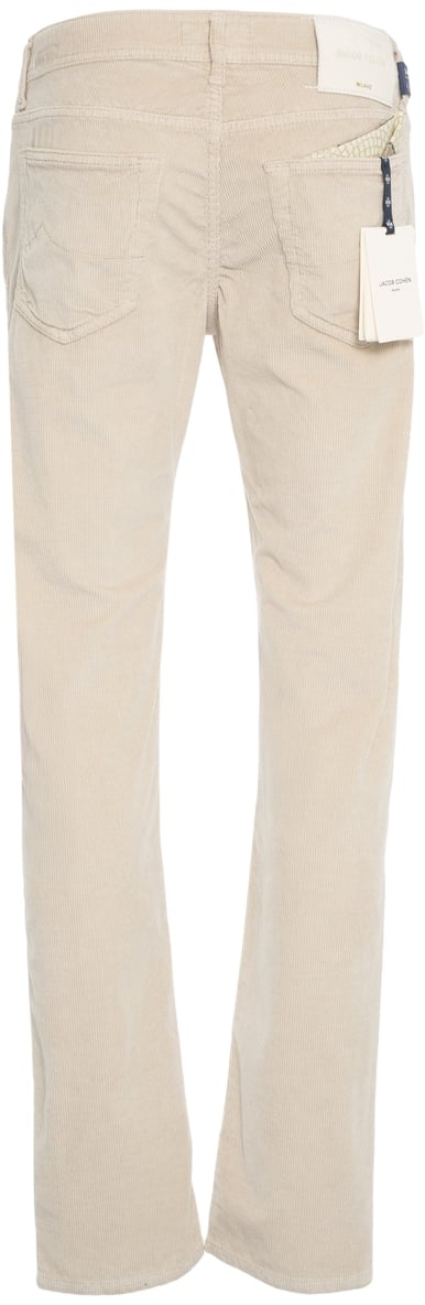 Jacob Cohen Pantaloni in velluto a coste 'Bard' Beige