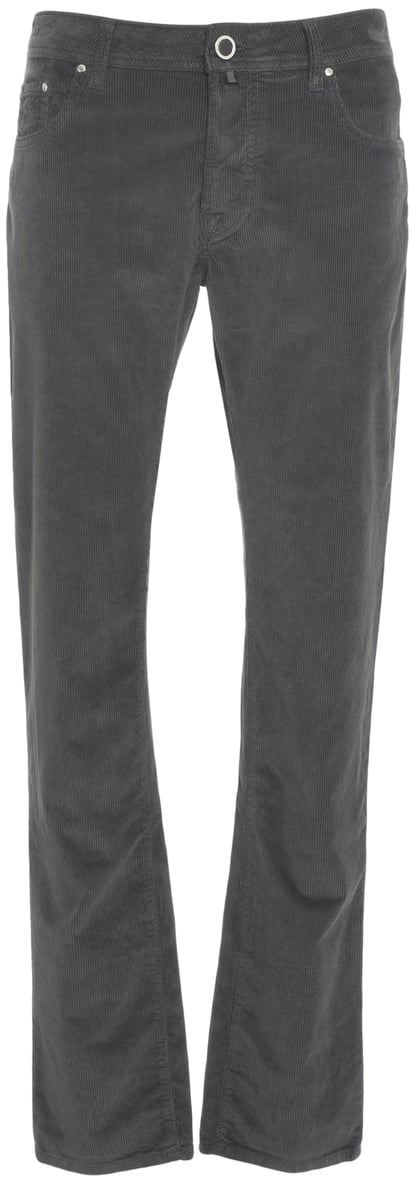 Jacob Cohen Pantaloni in velluto a coste 'Bard' Grijs