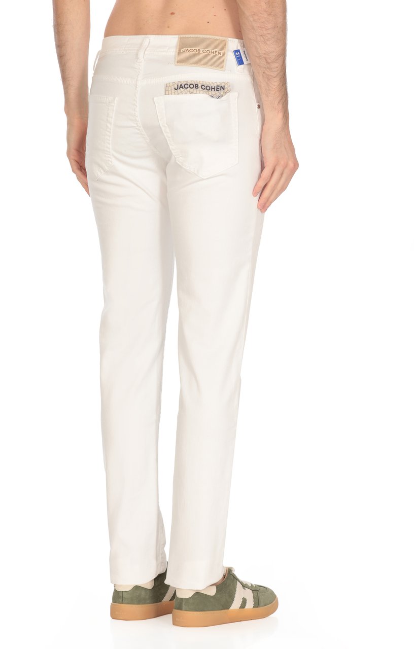 Jacob Cohen Trousers White Wit