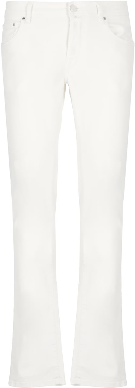 Jacob Cohen Trousers White Wit