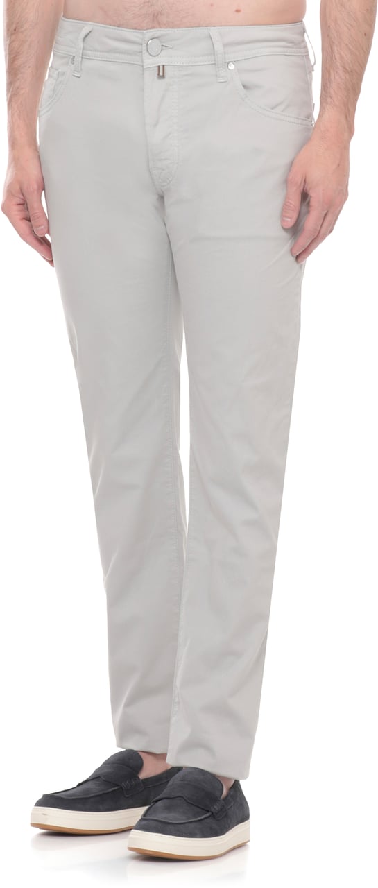 Jacob Cohen Trousers Grigio Lichtgrijs