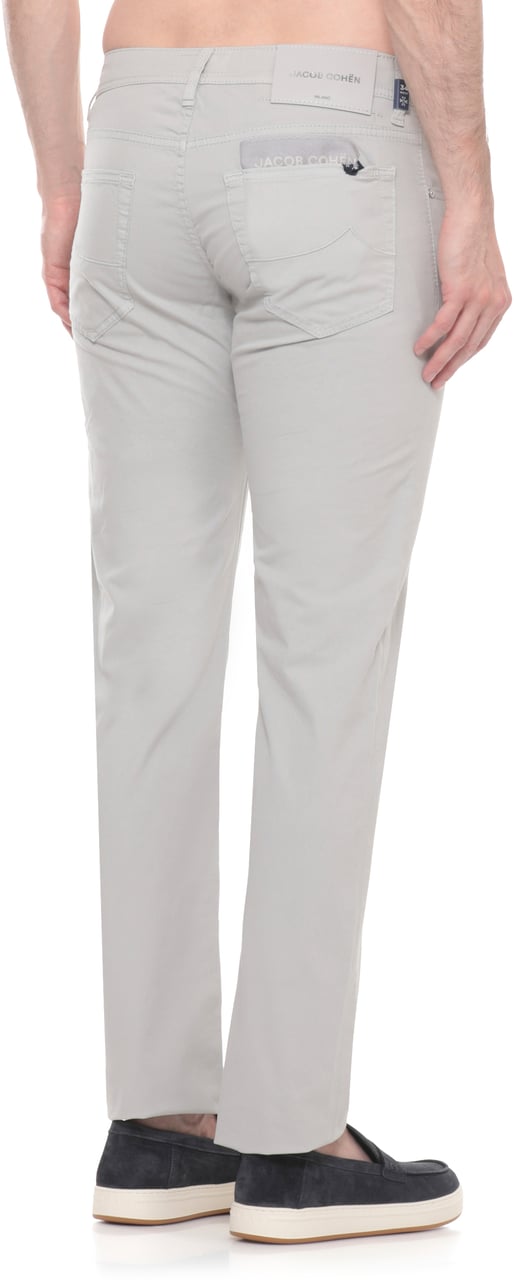 Jacob Cohen Trousers Grigio Lichtgrijs