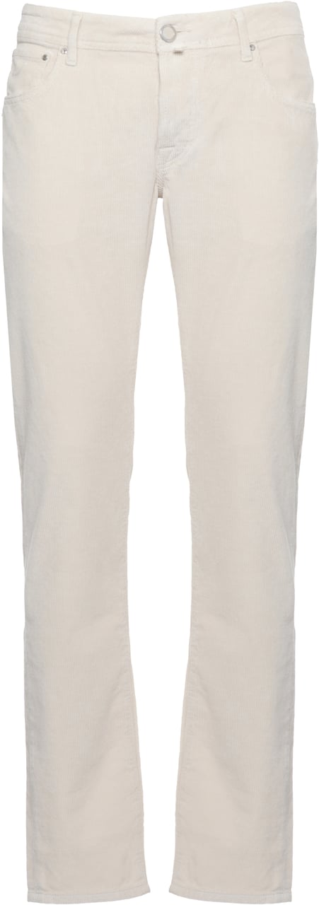 Jacob Cohen Trousers White Wit