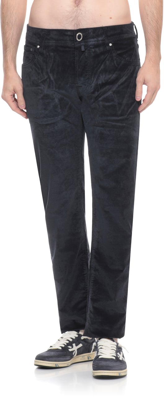 Jacob Cohen Trousers Blue Blauw
