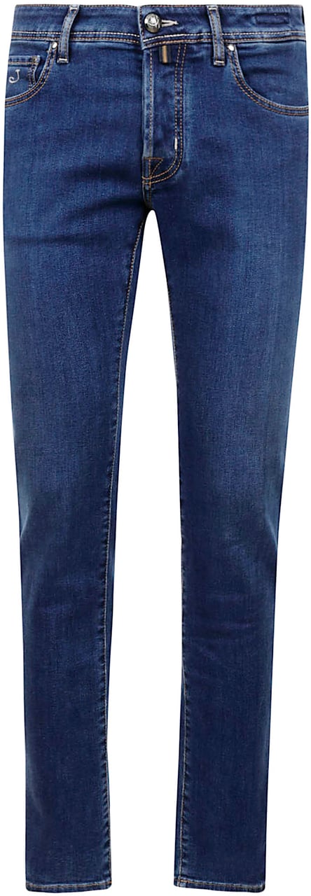Jacob Cohen Trousers M Blu Blauw