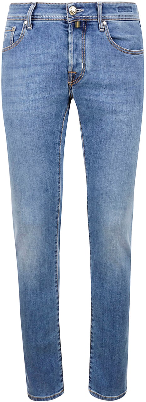 Jacob Cohen Trousers M Blu Blauw