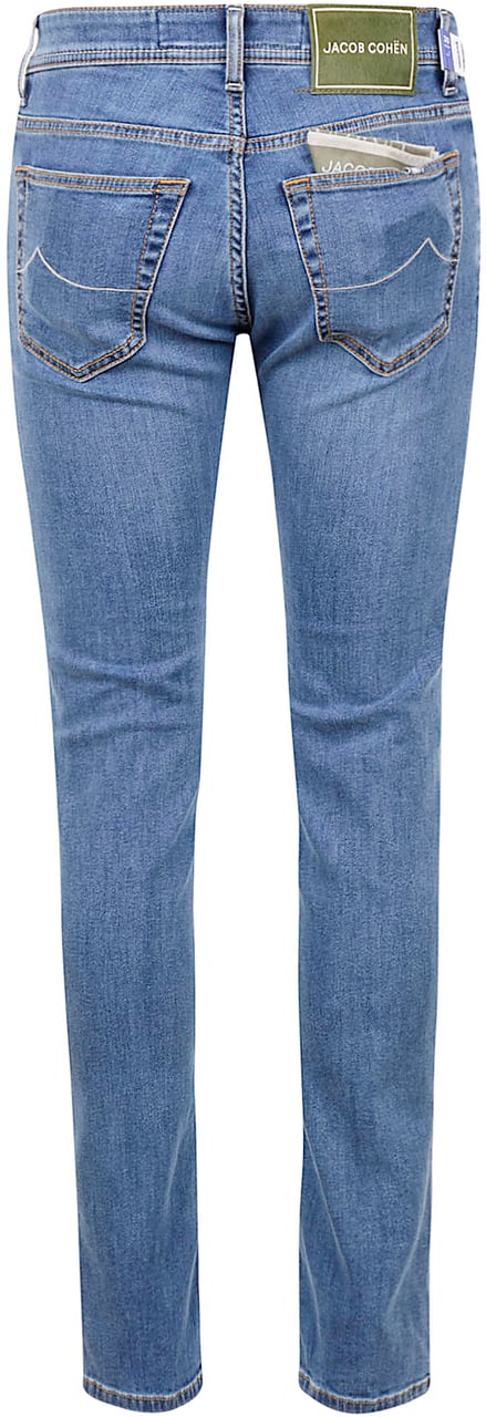Jacob Cohen Trousers M Blu Blauw