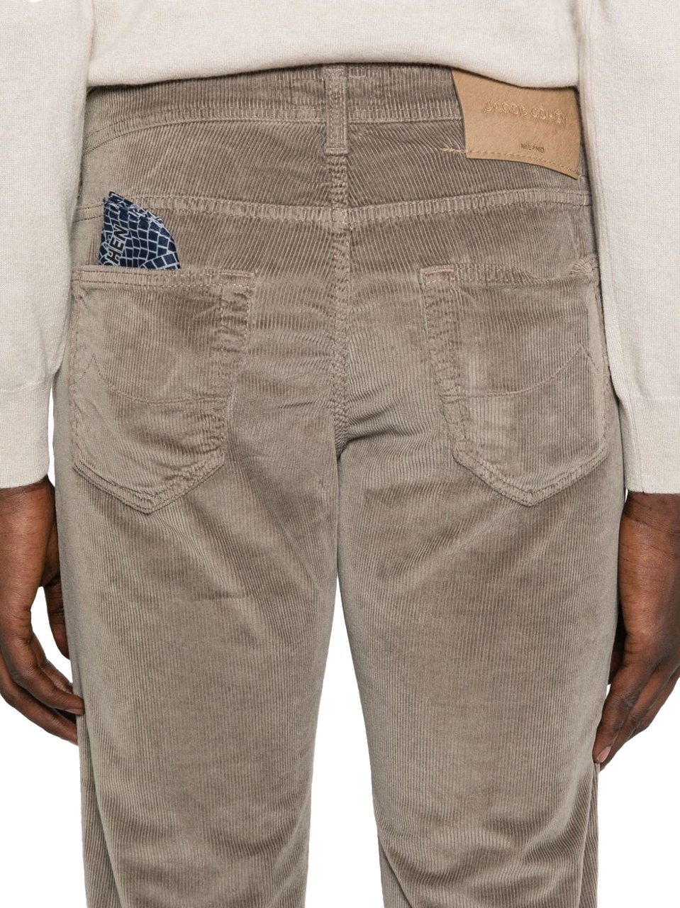 Jacob Cohen Trousers Elephant Grey Grijs