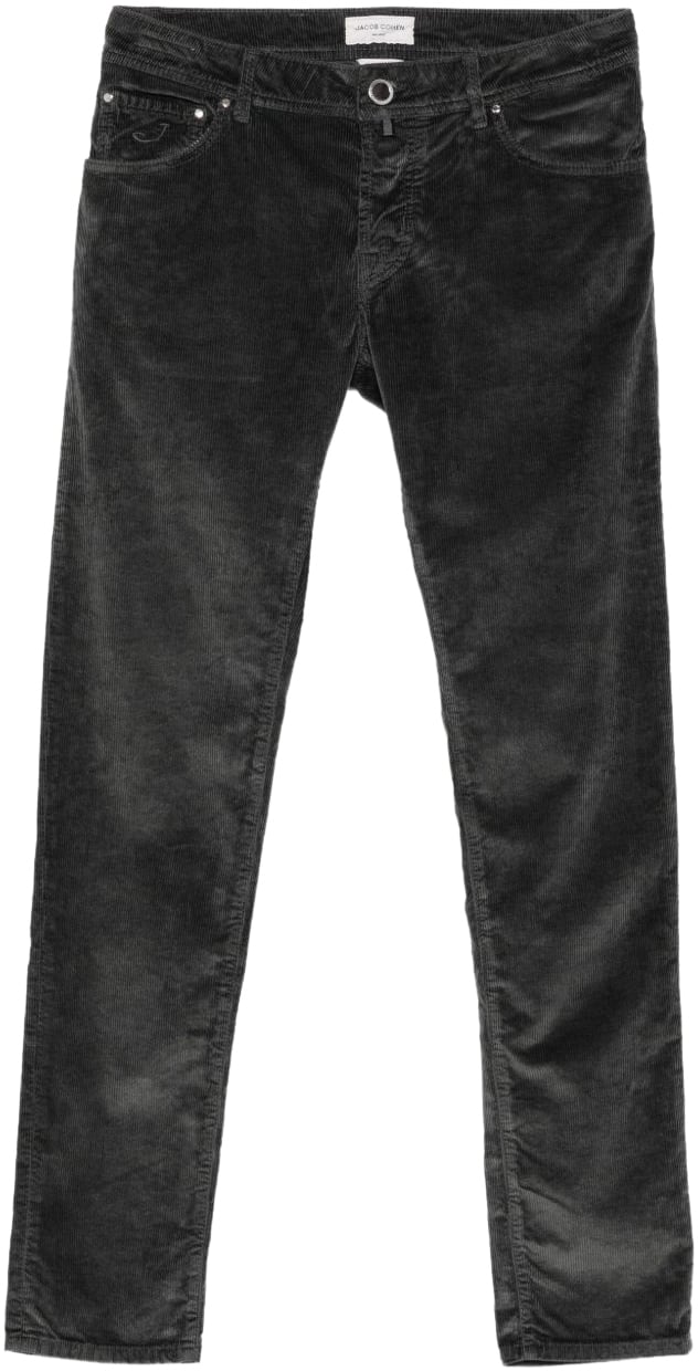 Jacob Cohen Trousers Gunmetal Grey Grijs