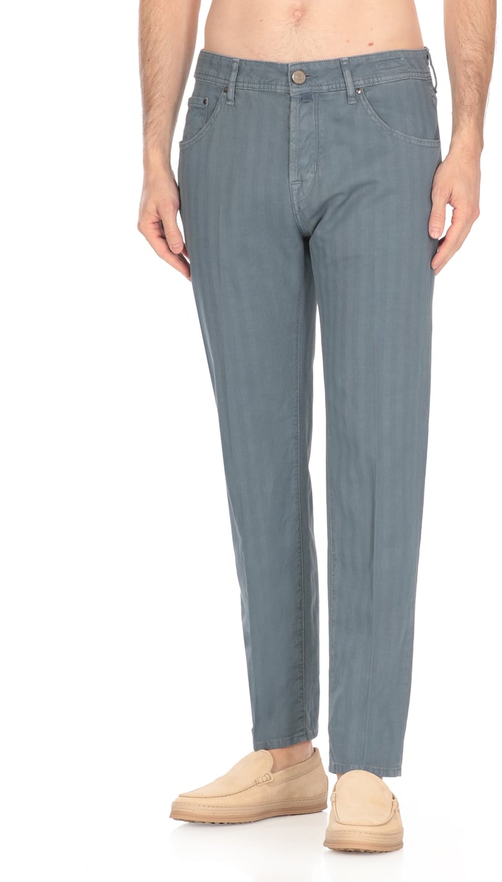 Jacob Cohen Trousers Blue Blauw