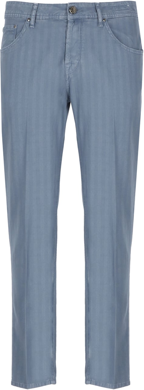 Jacob Cohen Trousers Blue Blauw