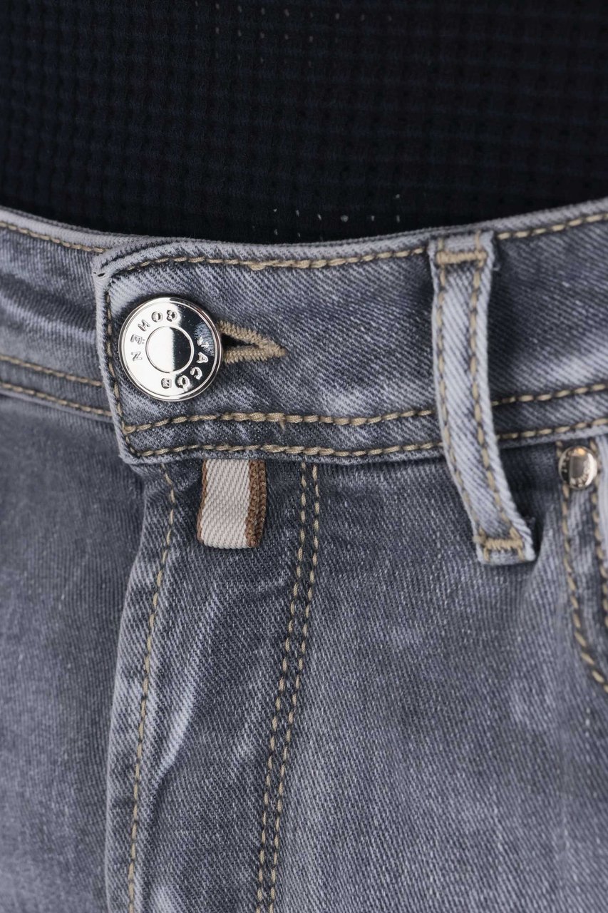 Jacob Cohen Scott Carrot Fit Grey Comfort Jeans Grijs