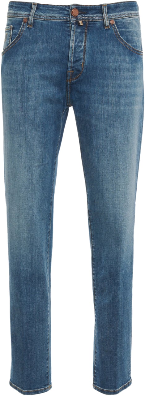 Jacob Cohen Slim fit jeans 'Scott' Blauw