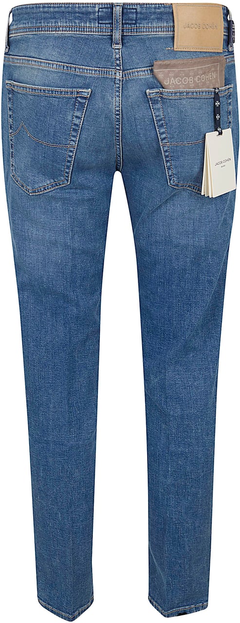 Jacob Cohen JACOB COHEN PANT5 PKT CROPPED SLIM FIT SCOTT DENIM STRETCH Lichtblauw