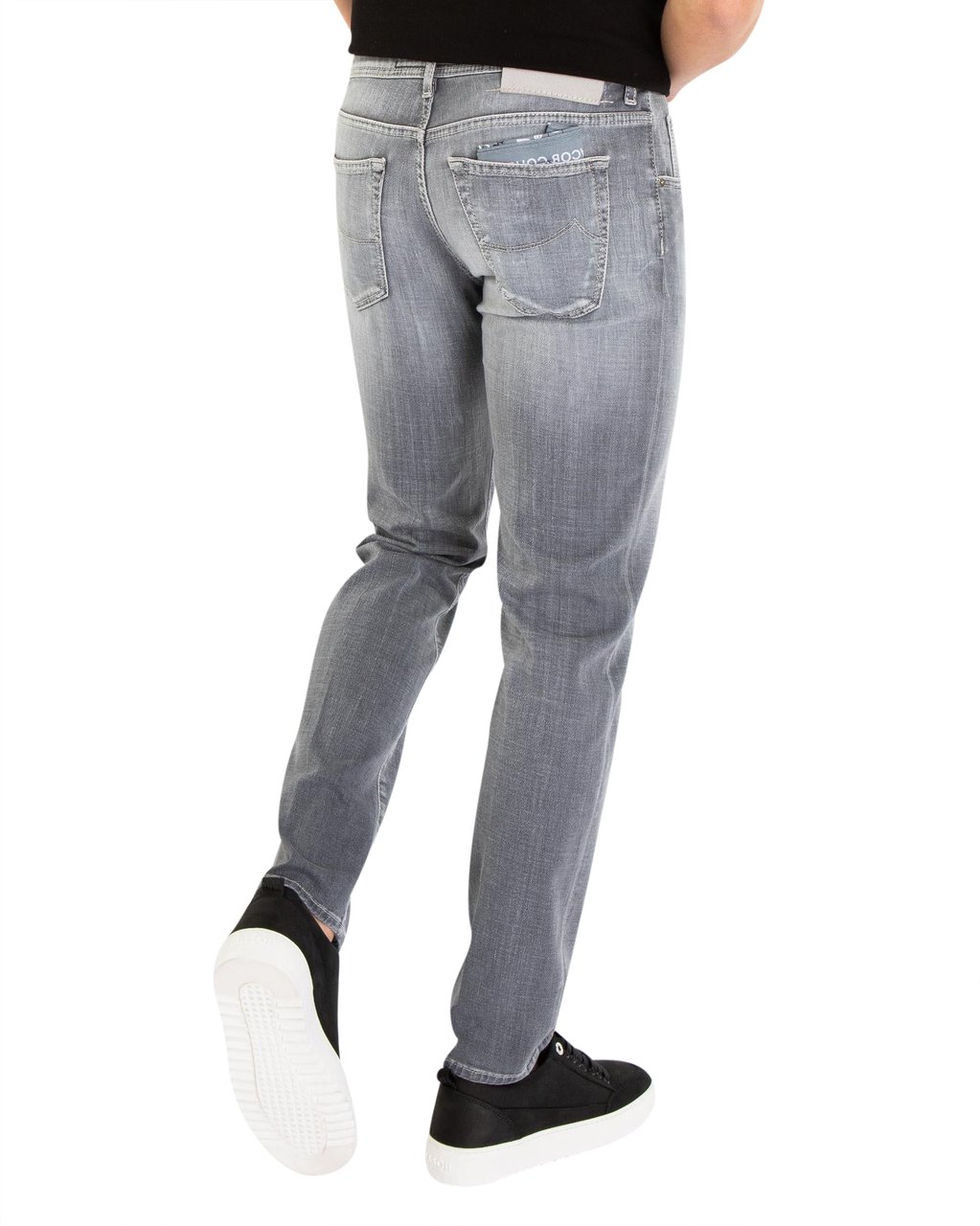 Jacob Cohen Heren Slim Cropped/CarrotJeans Grijs Grijs