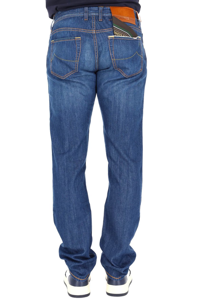 Jacob Cohen Bard Cognac Label Limited Edition Jeans Blauw