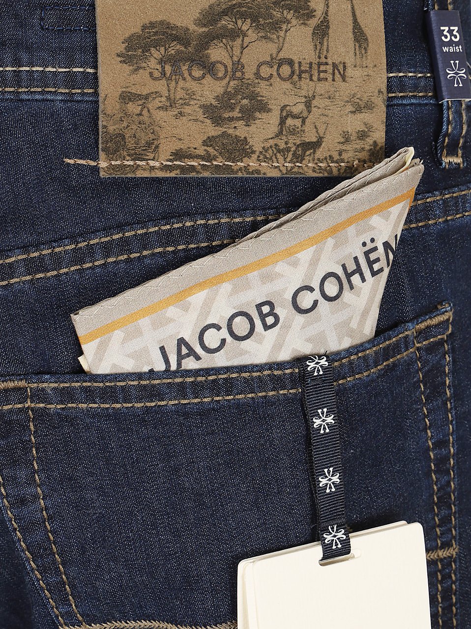 JACOB COHEN PANT 5 PKT SLIM FIT BARD DENIM BLUE STR. Lichtblauw