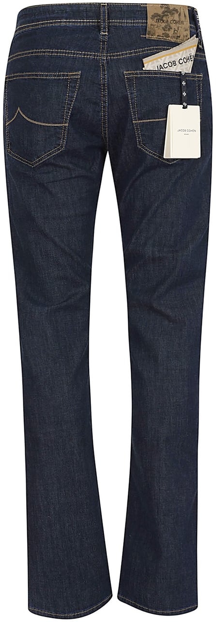JACOB COHEN PANT 5 PKT SLIM FIT BARD DENIM BLUE STR. Lichtblauw