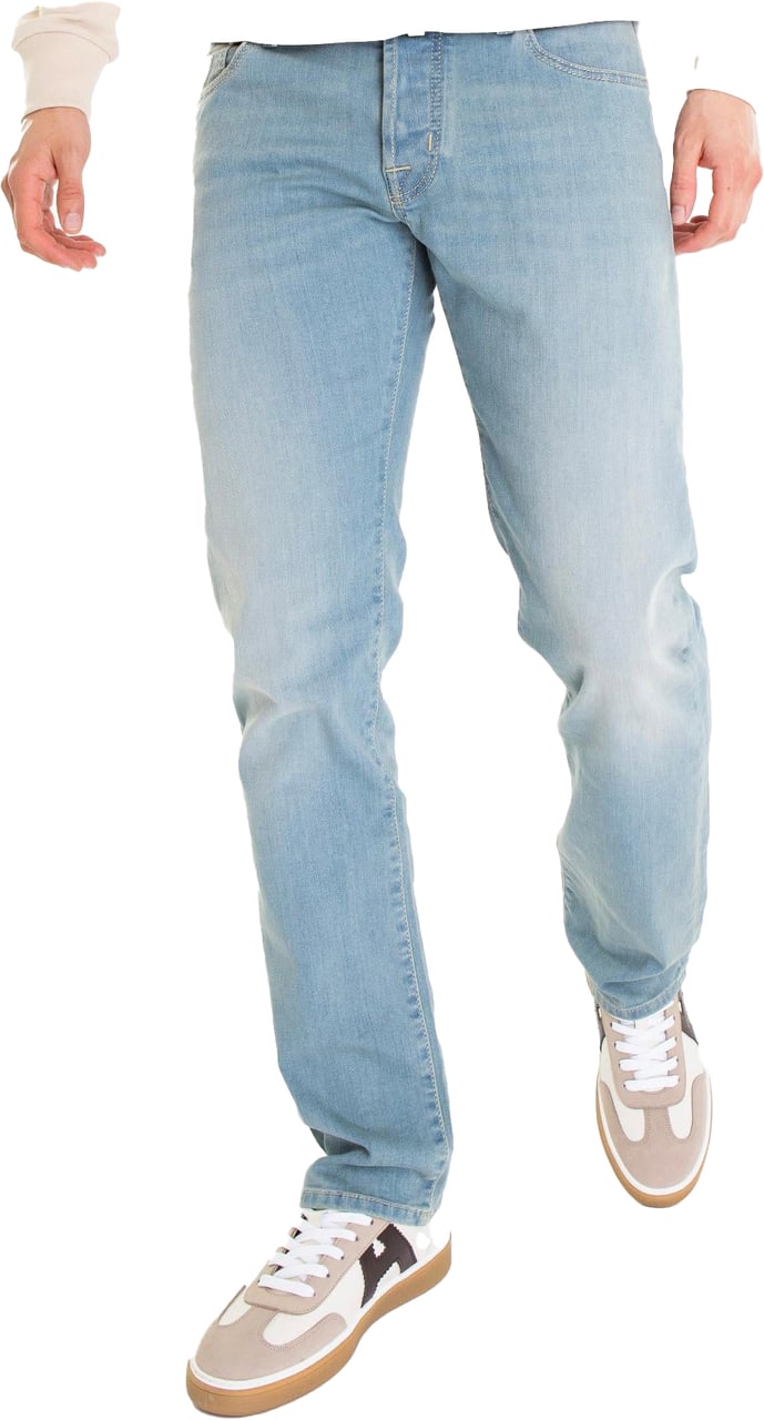 Jacob Cohen Heren Slim Fit Nick Licht Blauw Blauw
