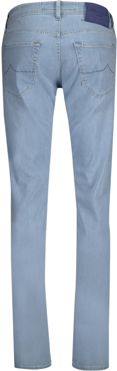 Jacob Cohen Heren Pant 5 Pkt Slim Fit Nick Blauw