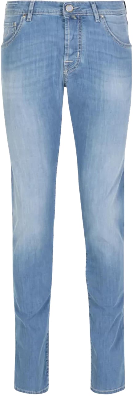 Jacob Cohen Heren Pant 5 Pkt Super Slim Fit Nick Blauw